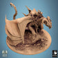 Produktfoto Tabletop 28mm Lord of the Print (LotP) 0: Tabletop Miniatur: Dämonenfürst / Drachendämon - geflügelte Schreckensbestie, brüllend kauernd auf Fels, Widderhörner, Fledermausflügel, Bossmonster (24_09_F1)