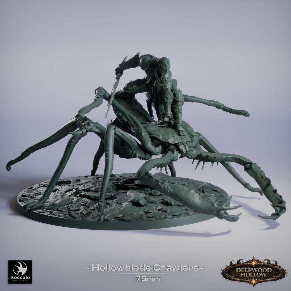 Produktfoto Tabletop 28mm Lord of the Print (LotP) 1: Tabletop Miniatur: Skorpionreiter / Insektenreiter - leichter Kavallerie-Assassine mit gebogener Klinge (26_03_F4)