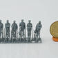 Diorama Modellbau Produktfoto 1: Bahnpersonal Figuren Set 2 - 6 Figuren (h0_28)