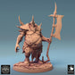 Produktfoto Tabletop 28mm Lord of the Print (LotP) 0: Tabletop Miniatur: Monströser Oger-Henker mit Hellebarde - Chaoskrieger, Seuchenogre, verrotteter Champion (24_08_D5)