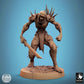 Produktfoto Tabletop 28mm Lord of the Print (LotP) 0: Tabletop Miniatur: Ghul-Berserker Ravager (Ghoul), untoter Krieger und verfluchter Marodeur mit gezackter Machete und Stachelrüstung (24_11_C1)