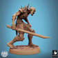 Produktfoto Tabletop 28mm Lord of the Print (LotP) 1: Tabletop Miniatur: Ghul-Berserker Ravager (Ghoul), untoter Krieger und verfluchter Marodeur mit gezackter Machete und Stachelrüstung (24_11_C1)