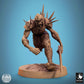 Produktfoto Tabletop 28mm Lord of the Print (LotP) 0: Tabletop Miniatur: Ghoul Ravager - Ghul-Berserker im Ansturm mit Keule, Untoter Krieger, Chaos-Barbar, verfluchter Champion (24_11_C23)