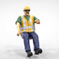 Produktfoto  0: Bauarbeiter Fahrer - Mit Helm und Sonnenbrille - Im Fahrzeug