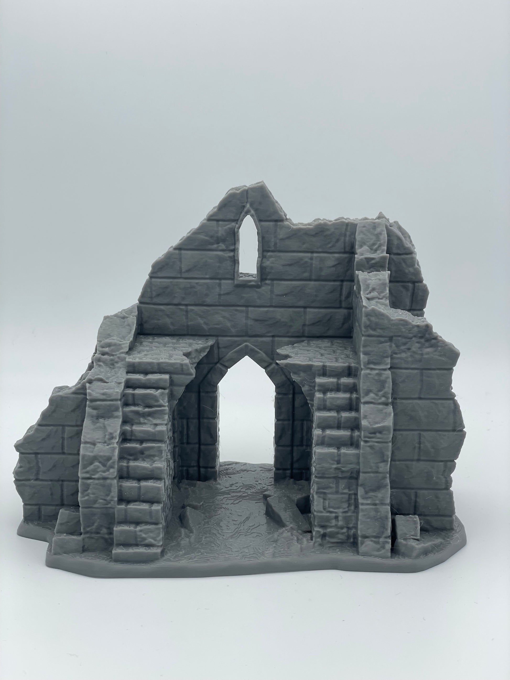 Produktfoto Tabletop 28mm The Printing Goes Ever On (TPGEO)  0: Ruine E - Trümmer einer mittelalterlichen Stadt - Zerstörtes Haus