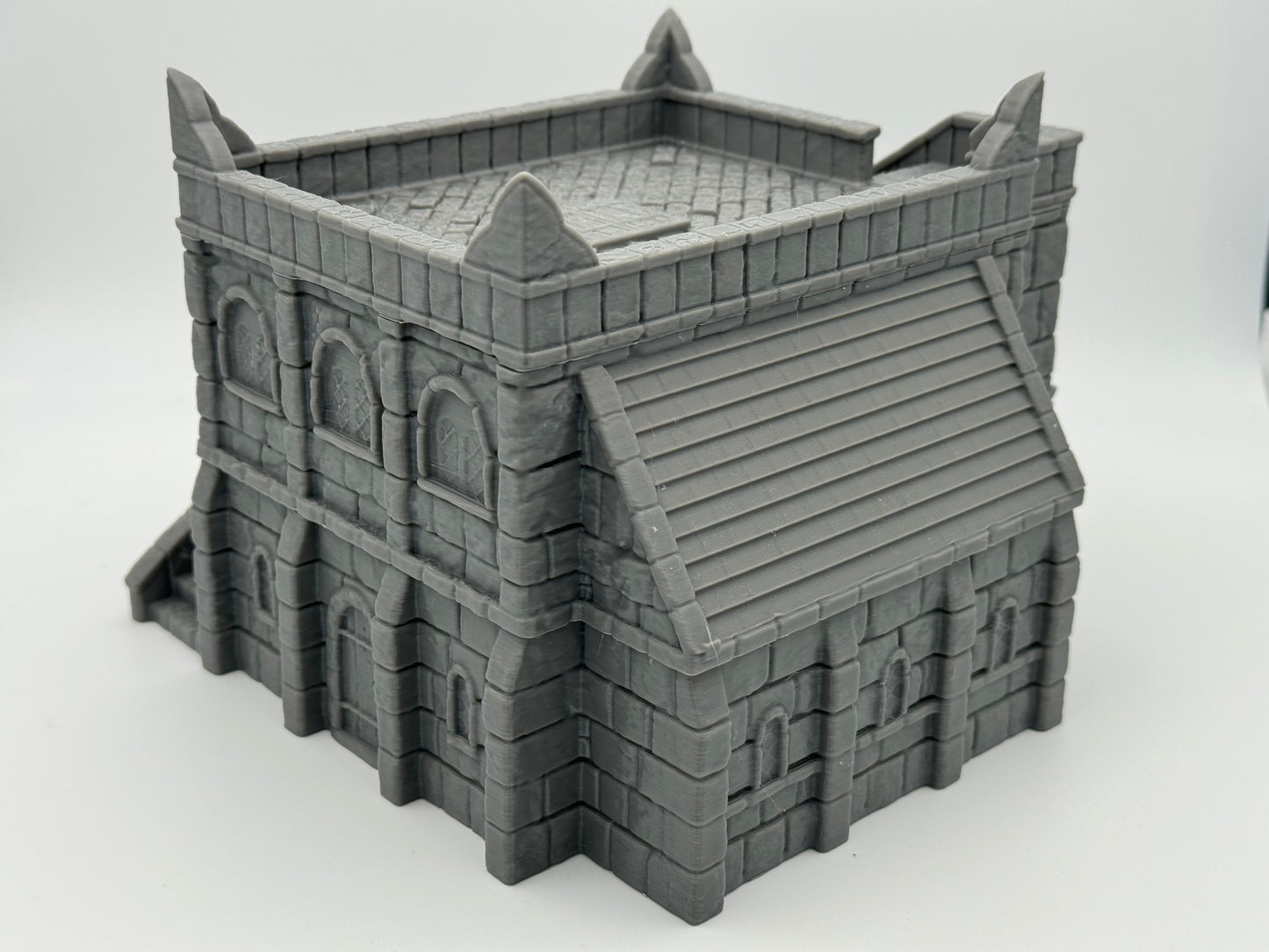 Produktfoto Tabletop 28mm The Printing Goes Ever On (TPGEO)  0: Handelsplatz Ivory City - Gebäude Königreich Gonthan -  Trade Hall Tabletop Terrain