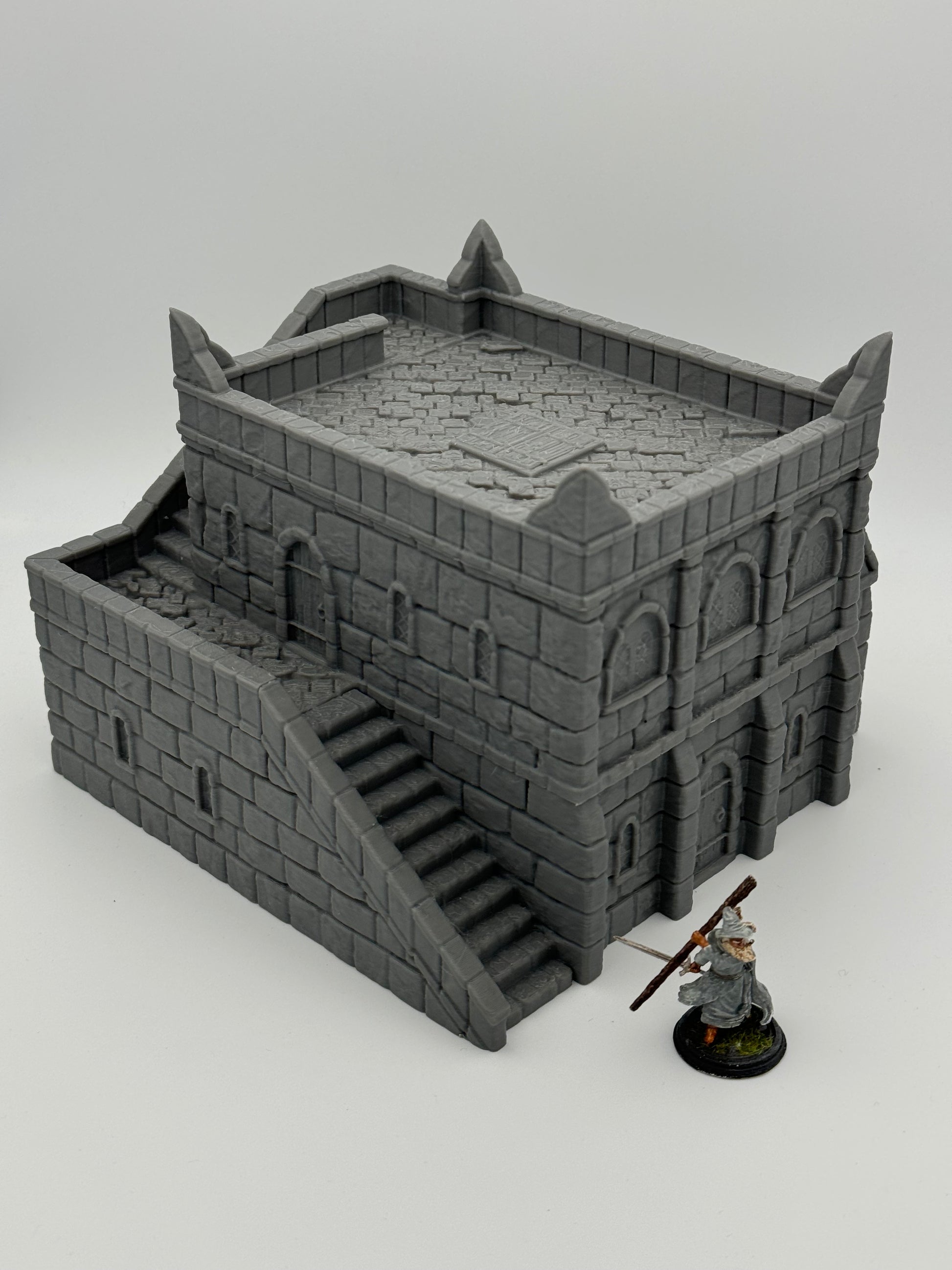 Produktfoto Tabletop 28mm The Printing Goes Ever On (TPGEO)  0: Handelsplatz Ivory City - Gebäude Königreich Gonthan -  Trade Hall Tabletop Terrain