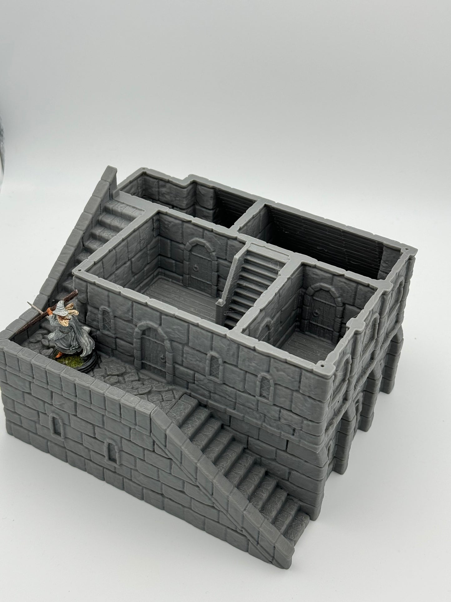 Produktfoto Tabletop 28mm The Printing Goes Ever On (TPGEO)  0: Handelsplatz Ivory City - Gebäude Königreich Gonthan -  Trade Hall Tabletop Terrain