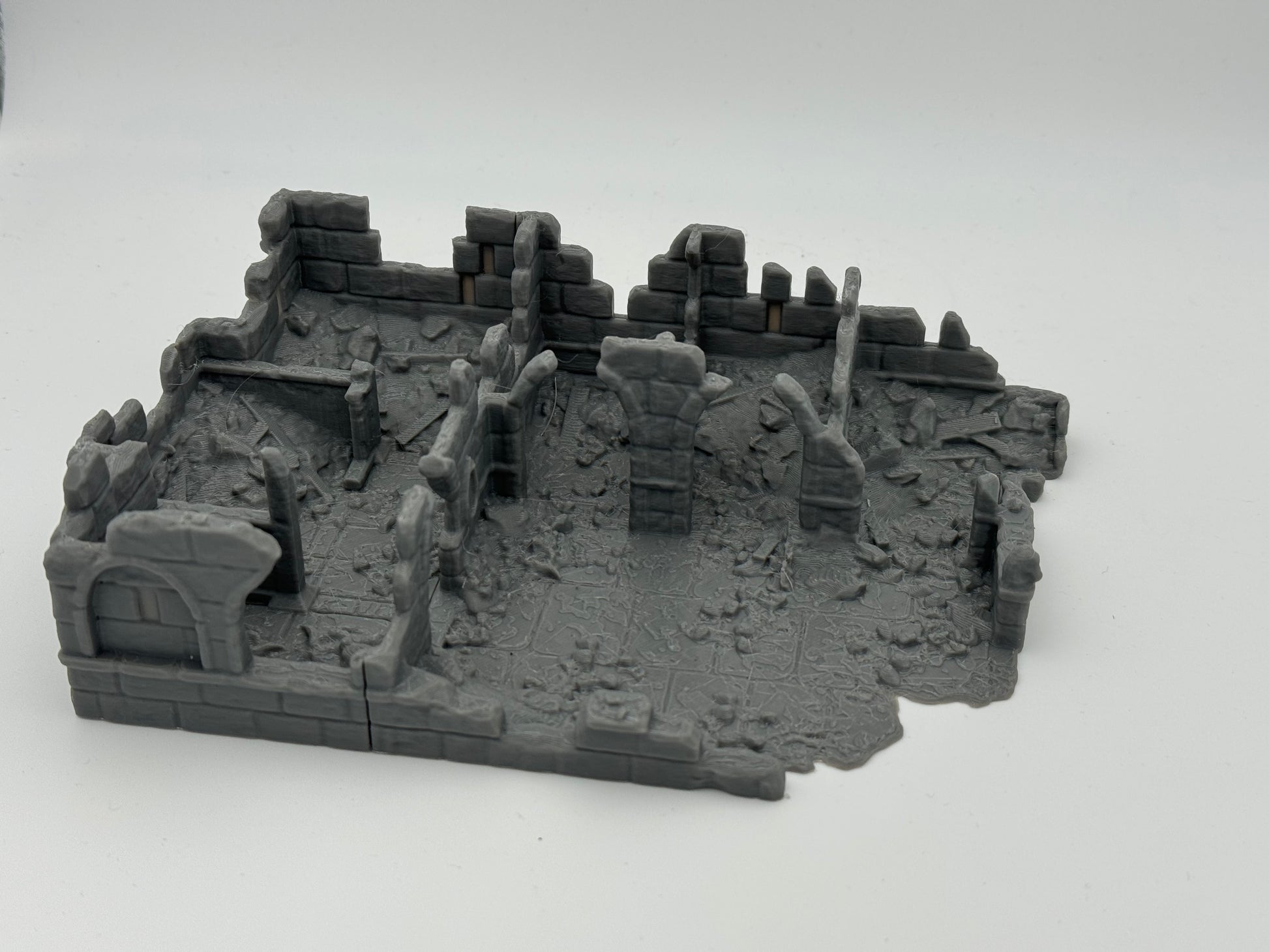 Produktfoto Tabletop 28mm The Printing Goes Ever On (TPGEO)  0: Stallungen Ruinen Ivory City - Gebäude Königreich Gonthan - Stables Ruins Tabletop Terrain
