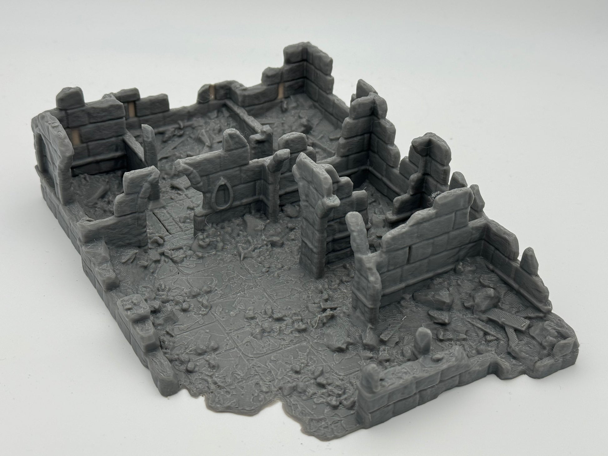 Produktfoto Tabletop 28mm The Printing Goes Ever On (TPGEO)  0: Stallungen Ruinen Ivory City - Gebäude Königreich Gonthan - Stables Ruins Tabletop Terrain