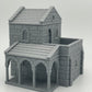 Produktfoto Tabletop 28mm The Printing Goes Ever On (TPGEO)  0: Mittelalterliches Wohnhaus A - Steinernes Gebäude aus dem Menschenreich Gonthan - Begehbares Gelände