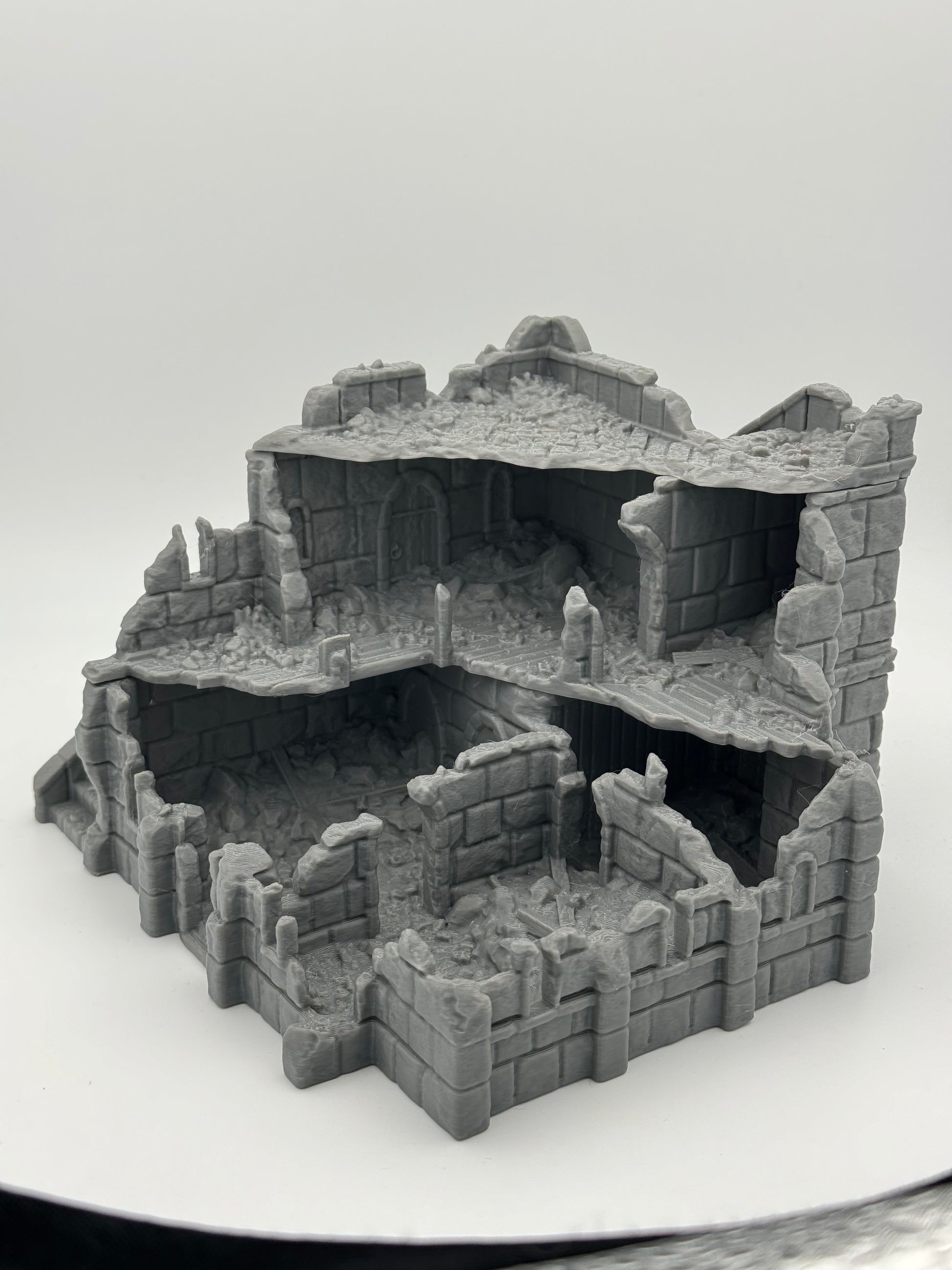 Produktfoto Tabletop 28mm The Printing Goes Ever On (TPGEO)  0: Handelsplatz Ruinen Ivory City - Gebäude Königreich Gonthan -  Trade Hall Tabletop Terrain