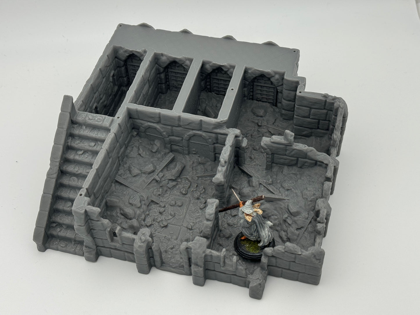 Produktfoto Tabletop 28mm The Printing Goes Ever On (TPGEO)  0: Handelsplatz Ruinen Ivory City - Gebäude Königreich Gonthan -  Trade Hall Tabletop Terrain