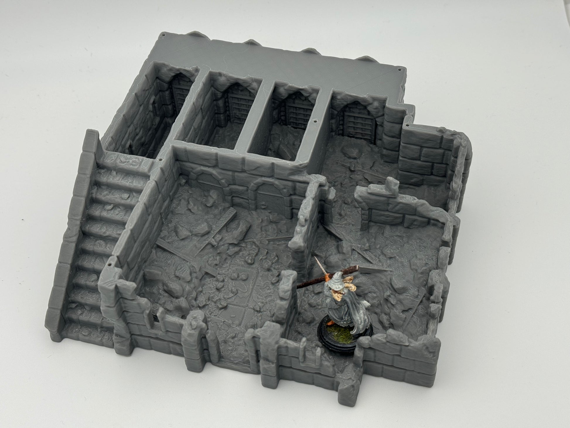 Produktfoto Tabletop 28mm The Printing Goes Ever On (TPGEO)  0: Handelsplatz Ruinen Ivory City - Gebäude Königreich Gonthan -  Trade Hall Tabletop Terrain