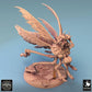 Produktfoto Tabletop 28mm Lord of the Print (LotP) 0: Tabletop Miniatur: Dämonenreiter auf Insektenbestie, Flugdämon mit Sichel, Schwarmfürst Insektenlord, Pestbringer Boss (24_08_E3)