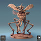 Produktfoto Tabletop 28mm Lord of the Print (LotP) 0: Tabletop Miniatur: Gehörnter Bestienreiter auf riesiger Mückenbestie - Insekten-Monster, Flugbestie, Schwarmdämon - E5 Dravon Pursuit (24_08_E5)