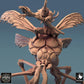 Produktfoto Tabletop 28mm Lord of the Print (LotP) 0: Tabletop Miniatur: Gehörnter Bestienreiter auf riesiger Mückenbestie - Insekten-Monster, Flugbestie, Schwarmdämon - E5 Dravon Pursuit (24_08_E5)
