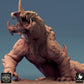 Produktfoto Tabletop 28mm Lord of the Print (LotP) 0: Tabletop Miniatur: Barbarenreiter auf Sumpfbestie - Reptilienungeheuer Kriegssaurier, Warbeast mit Speer, Ketten- und Sattelpanzer (24_08_C2)