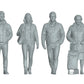 Diorama Modellbau Produktfoto 2: Passanten Figuren Set 2 - 6 Figuren (h0_29)