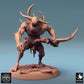 Produktfoto Tabletop 28mm Lord of the Print (LotP) 0: Tabletop Miniatur: Titanendämon, Chaosmonster, Höllenbestie - Boss-Monster mit zweihändiger Glevensichel, Hörnern und Klauen (24_08_F6)