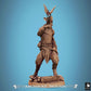 Produktfoto Tabletop 28mm Lord of the Print (LotP) 0: Tabletop Miniatur: Rattenmensch-Schamane - Nager-Druide, Waldschamane, Tribal Seher mit Schmetterlingsgeist, Warband-Anführer, Spellcaster (25_07_Q29)