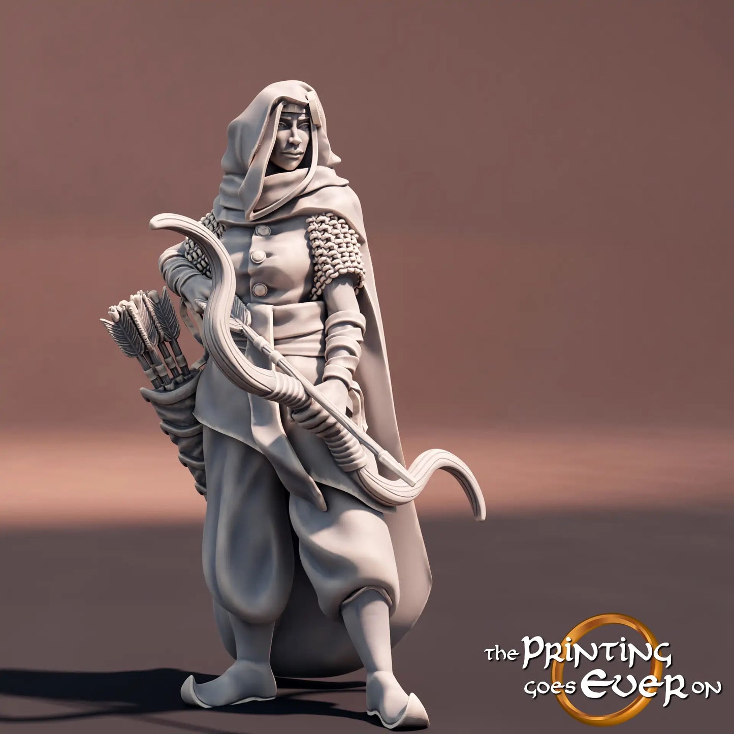 Produktfoto Tabletop 28mm The Printing Goes Ever On (TPGEO)  0: Krieger des Südens: Orientalische Kämper mit Bogen, Speer und Schwert - Nomaden Volk aus der Wüste