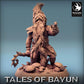 Produktfoto Tabletop 28mm Lord of the Print (LotP) 0: Fantasy Figur: Zwergenhäuptling - Barbarenschamane mit Haken-Axt, Waldschamane, Totemkrieger, Champion (24_01_A5)