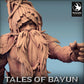 Produktfoto Tabletop 28mm Lord of the Print (LotP) 0: Fantasy Figur: Zwergenhäuptling - Barbarenschamane mit Haken-Axt, Waldschamane, Totemkrieger, Champion (24_01_A5)
