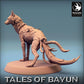 Produktfoto Tabletop 28mm Lord of the Print (LotP) 0: Tabletop Miniatur: Wolf, Schattenwolf (Shadow Wolf), mehrschwänziger Geisterfuchs (Kitsune), Dämonenhund, Tiervertrauter (24_01_L)