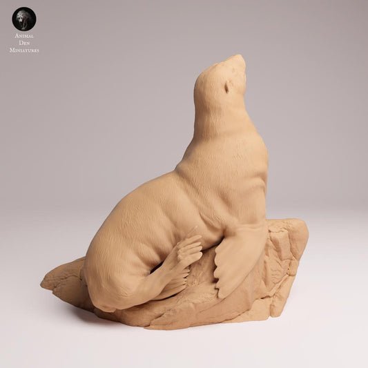 Produktfoto Tabletop 28mm Lord of the Print (LotP) 0: Meeressäuger Tierfigur: Kap-Seebär - Weibchen (26_02_06)