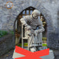 Produktfoto mittelalterliche historische Figur 75mm Scale The Printing Goes Ever On (TPGEO)  0: Mittelalterliche Ritter Figuren Dorfbewohner Schuhmacher mit Stuhl - 75mm Modelle - Mittelalterliche Stadt