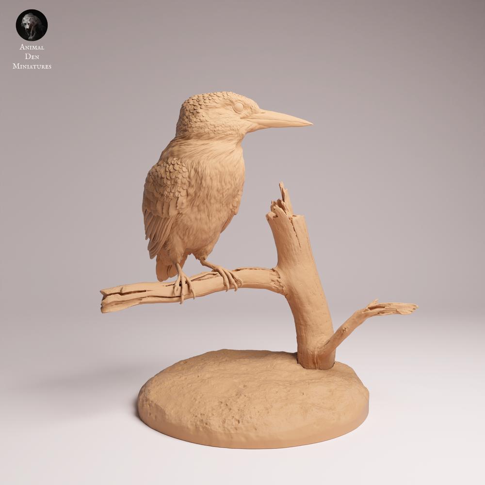 Produktfoto Tabletop 28mm Lord of the Print (LotP) 1: Vogel Tierfigur: Eisvogel - 2 Varianten (26_06_05)