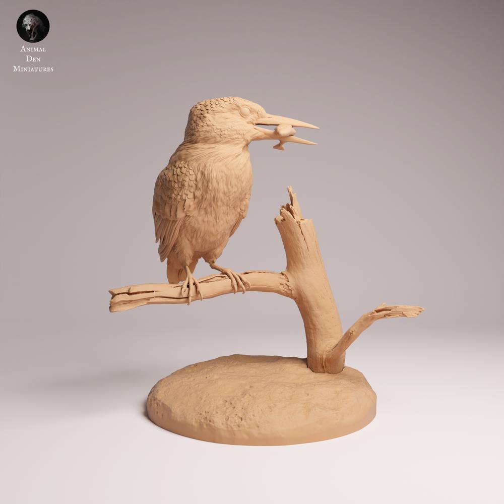 Produktfoto Tabletop 28mm Lord of the Print (LotP) 6: Vogel Tierfigur: Eisvogel - 2 Varianten (26_06_05)