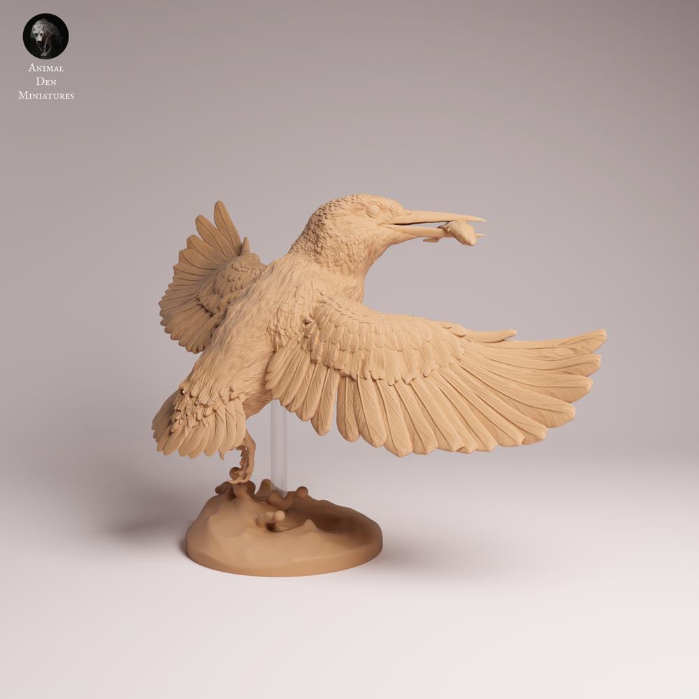 Produktfoto Tabletop 28mm Lord of the Print (LotP) 1: Vogel Tierfigur: Eisvogel - fliegend (26_06_06)