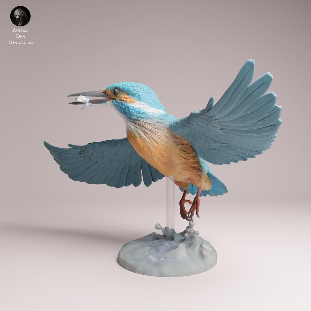 Produktfoto Tabletop 28mm Lord of the Print (LotP) 3: Vogel Tierfigur: Eisvogel - fliegend (26_06_06)