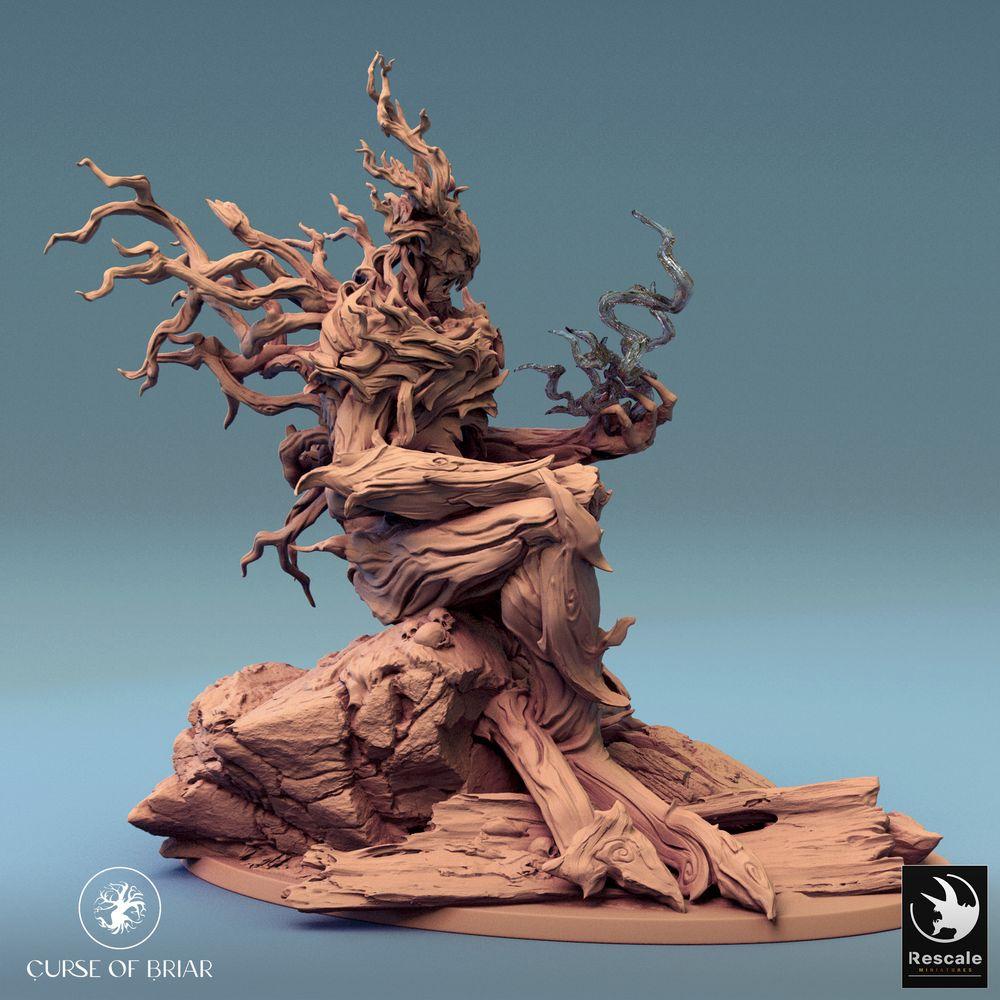Produktfoto Tabletop 28mm Lord of the Print (LotP) 0: Tabletop Miniatur: Waldgeist und Baumriese, Dornenfürst mit Naturmagie (24_07_C6)