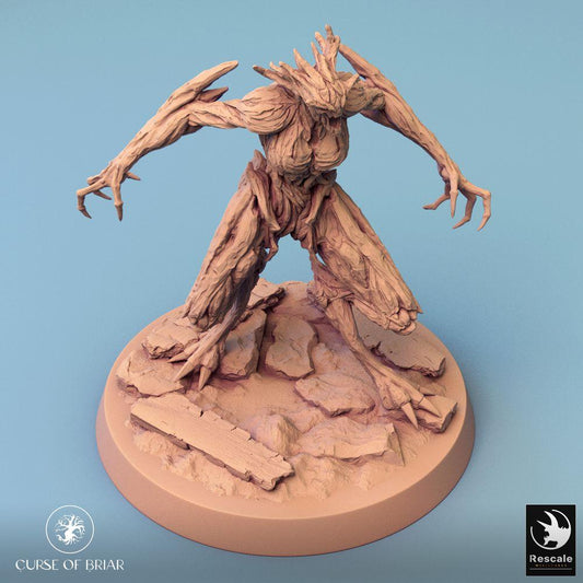 Produktfoto Tabletop 28mm Lord of the Print (LotP) 0: Tabletop Miniatur: Waldgolem, Holz-Elementar, Baumkreatur - Dornenwächter, Naturgeist (24_07_A20)