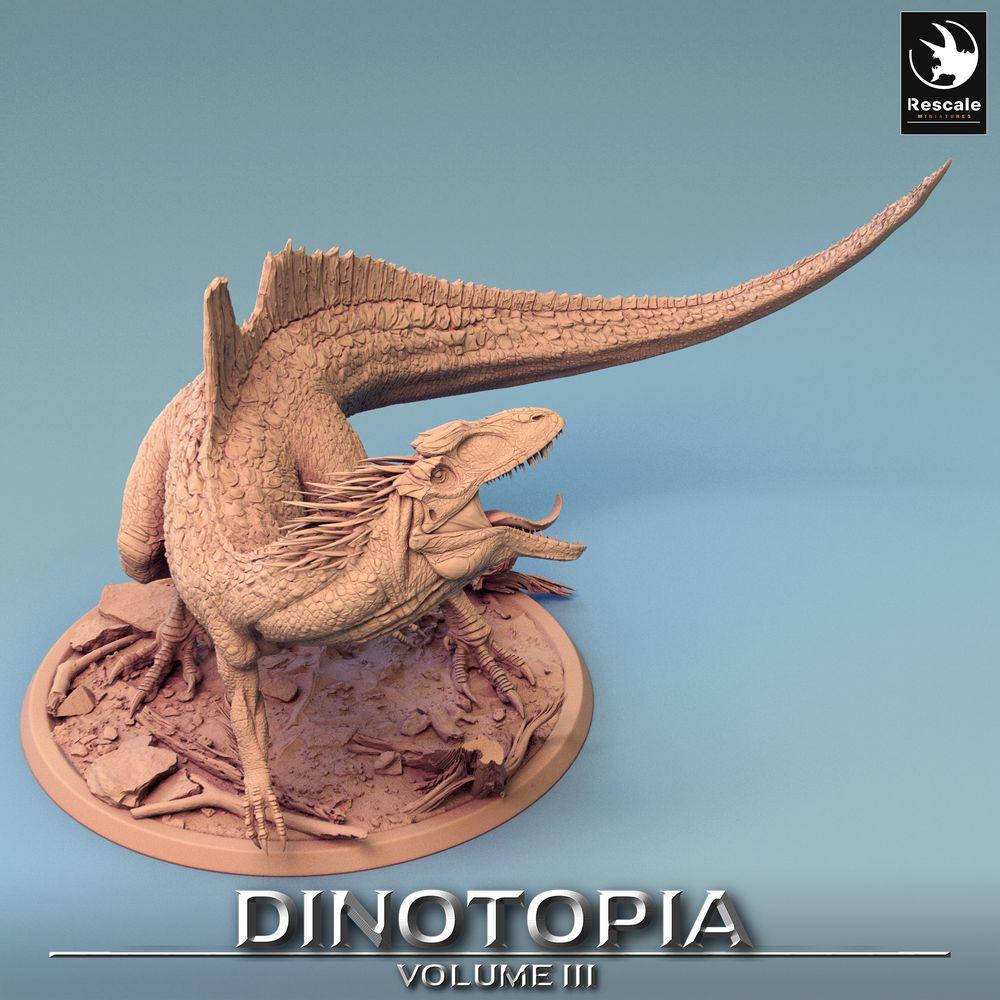 Produktfoto Tabletop 28mm Lord of the Print (LotP) 0: Tabletop Miniatur: Concavenator - brüllender Raubsaurier, Urzeit-Bestie und Boss-Monster (24_06_C2)