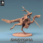 Produktfoto Tabletop 28mm Lord of the Print (LotP) 0: Tabletop Miniatur: Oviraptor Raptor‑Reiter mit Lanze, Saurierreiter Skirmisher, leichte Nomadenkavallerie (24_06_D4)