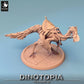 Produktfoto Tabletop 28mm Lord of the Print (LotP) 0: Tabletop Miniatur: Oviraptor Raptor-Reittier - Saurier-Mount / Terrorvogel mit Sattel und Zaumzeug (24_06_D6)