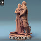 Produktfoto Tabletop 28mm Lord of the Print (LotP) 0: Fantasy Figuren Set: Wüsten-Nomaden Anführerpaar, Karawanenwächter Duo, Dünen-Späher (24_06_E29)