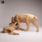 Produktfoto Tabletop 28mm Lord of the Print (LotP) 1: Wildtier Tierfigur: Eurasischer Luchs mit Beute (26_07_03)
