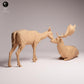 Produktfoto Tabletop 28mm Lord of the Print (LotP) 0: Wildtier Tierfigur: Damhirsche - Bock und Kuh (26_01_01)
