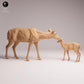 Produktfoto Tabletop 28mm Lord of the Print (LotP) 1: Wildtier Tierfigur: Damhirschkuh - mit Kalb (26_01_04)