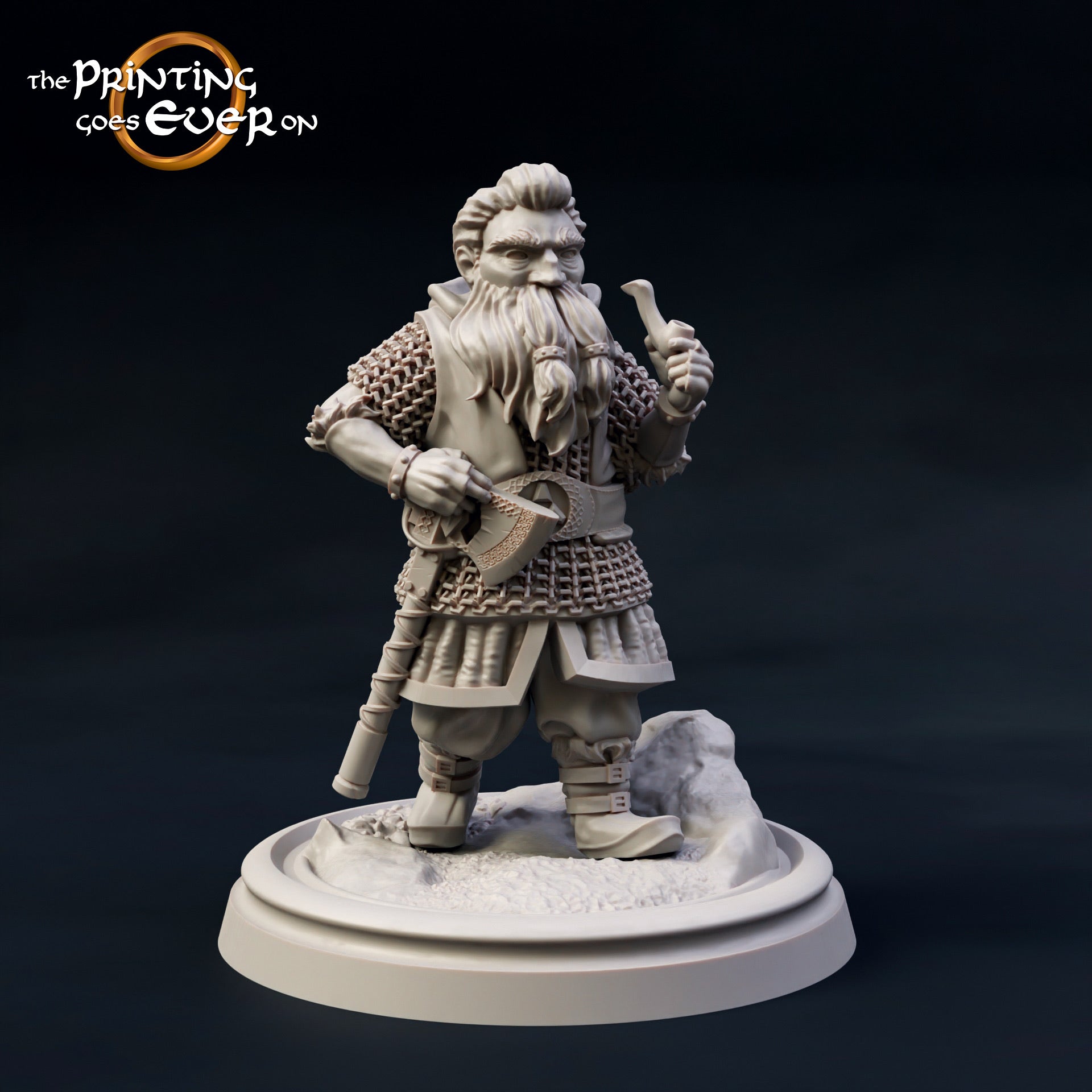 Produktfoto Tabletop 28mm The Printing Goes Ever On (TPGEO)  0: 9 Helden in Wanderpose: Gefährten aus Menschen, Elben, Zwergen und Halblingen - Wanderer