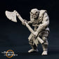 Produktfoto Tabletop 28mm The Printing Goes Ever On (TPGEO)  0: Tod eines Helden: Menschlicher Krieger nach Kampf mit einem Trupp Halb-Orks