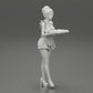 Diorama Modellbau Produktfoto 6: Diorama-Miniatur: Dienstmädchen mit Tablett voller Cupcakes, stehende Figur (Ref Nr. A48)