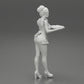 Diorama Modellbau Produktfoto 7: Diorama-Miniatur: Dienstmädchen mit Tablett voller Cupcakes, stehende Figur (Ref Nr. A48)