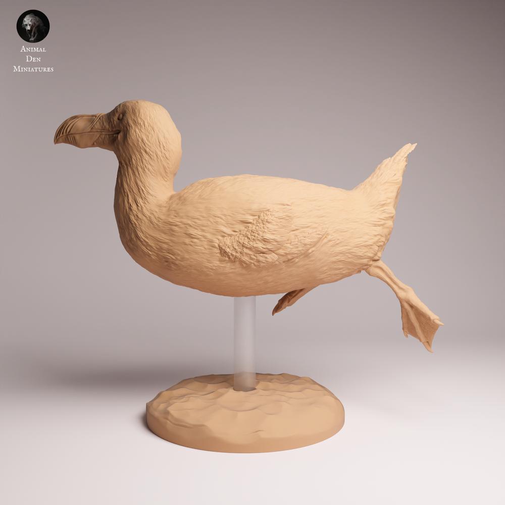 Produktfoto Tabletop 28mm Lord of the Print (LotP) 0: Meeresvogel Tierfigur: Riesenalk - schwimmend (26_04_04)