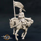 Produktfoto mittelalterliche historische Figur 75mm Scale The Printing Goes Ever On (TPGEO)  0: Mittelalterliche Ritter Figuren Ranger Reiter Standarte - 75mm Modelle - Waldläufer des Nordens
